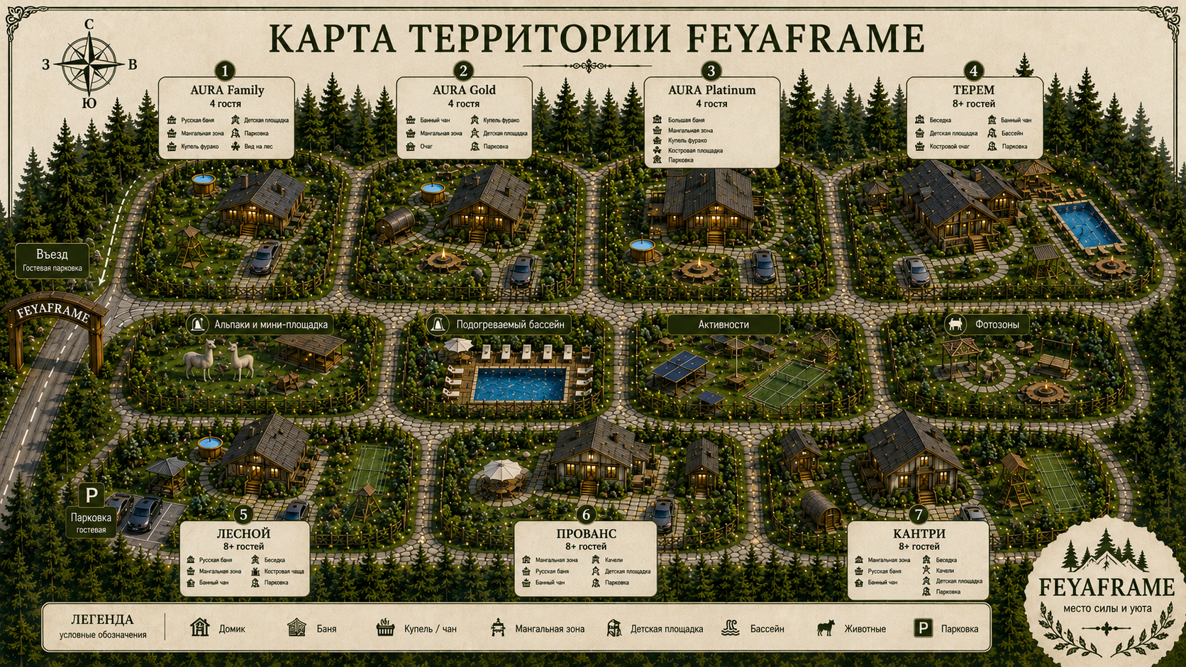 Карта территории комплекса